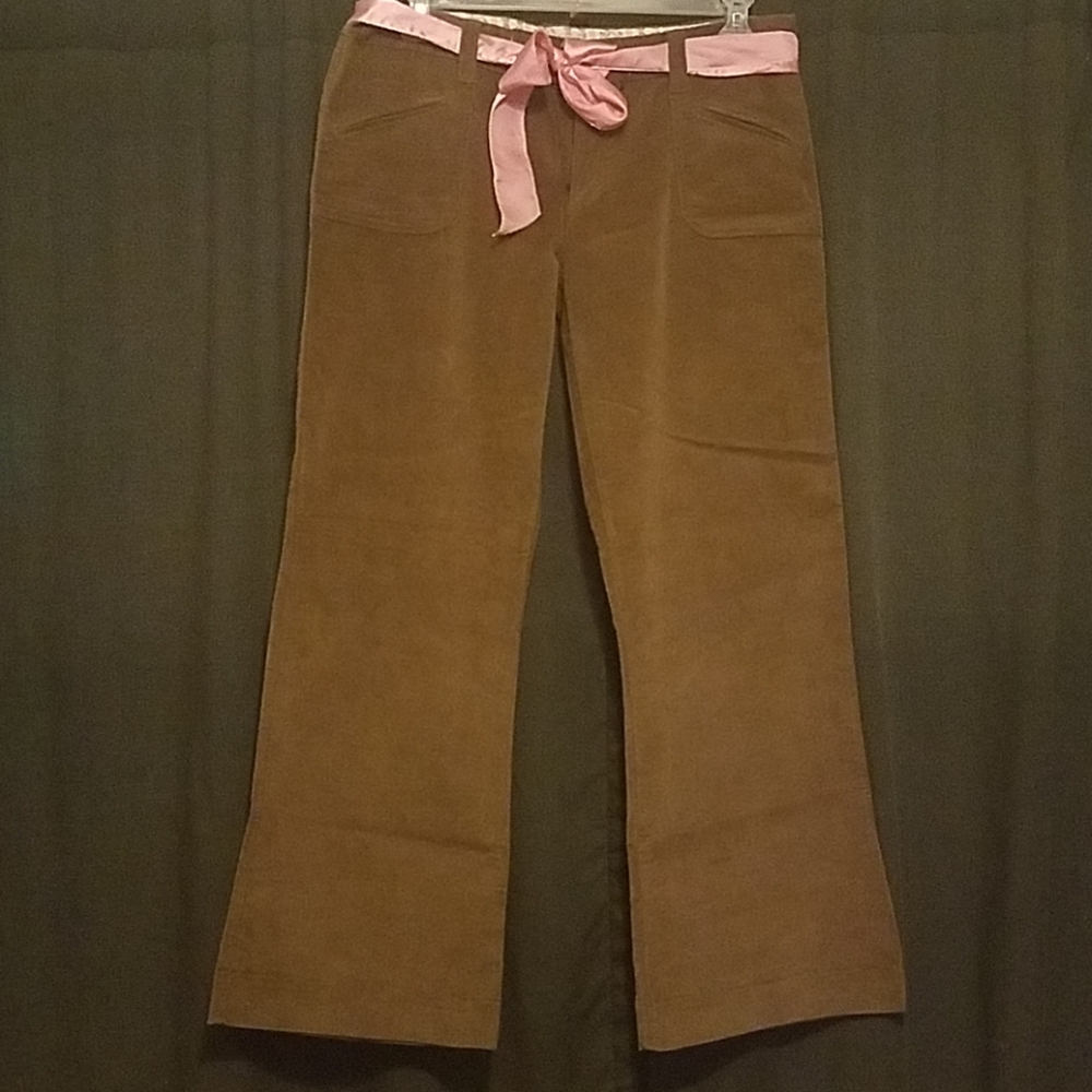 Vintage Steve & Barry's Brown Velour Pants
